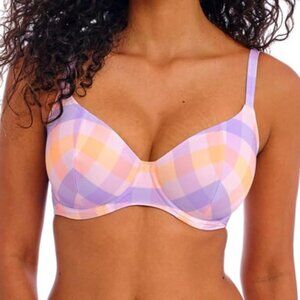 **Freya** Women's Harbour Island Underwire Plunge Bikini Top 38DD NWT
